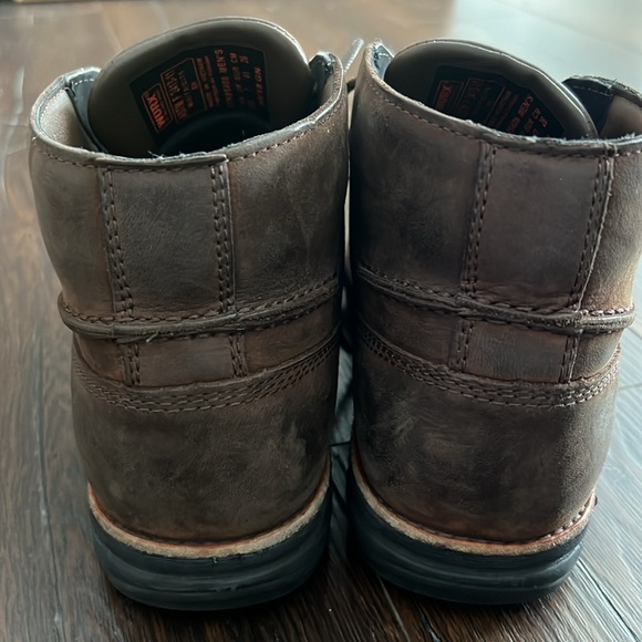 Red Wing Worx Safety Steel Toe Work Boots Brown - Picture 7 of 8